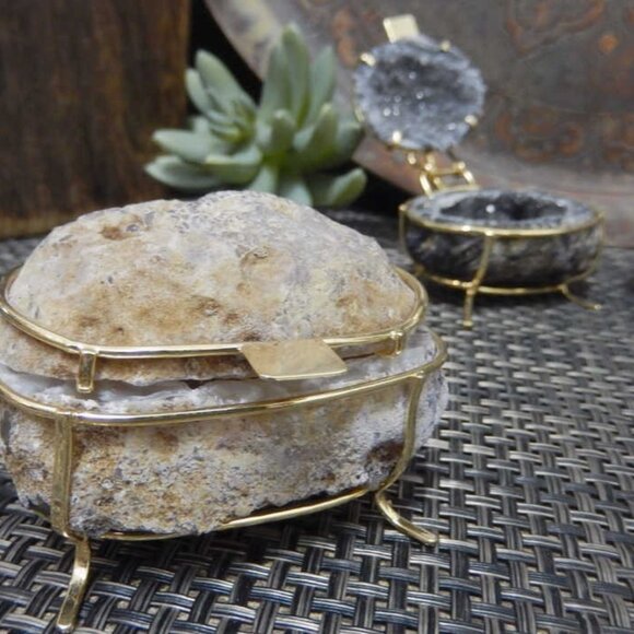 Natural Geode Jewelry Box - Druzy Boxes Geodes - Picture 8 of 8